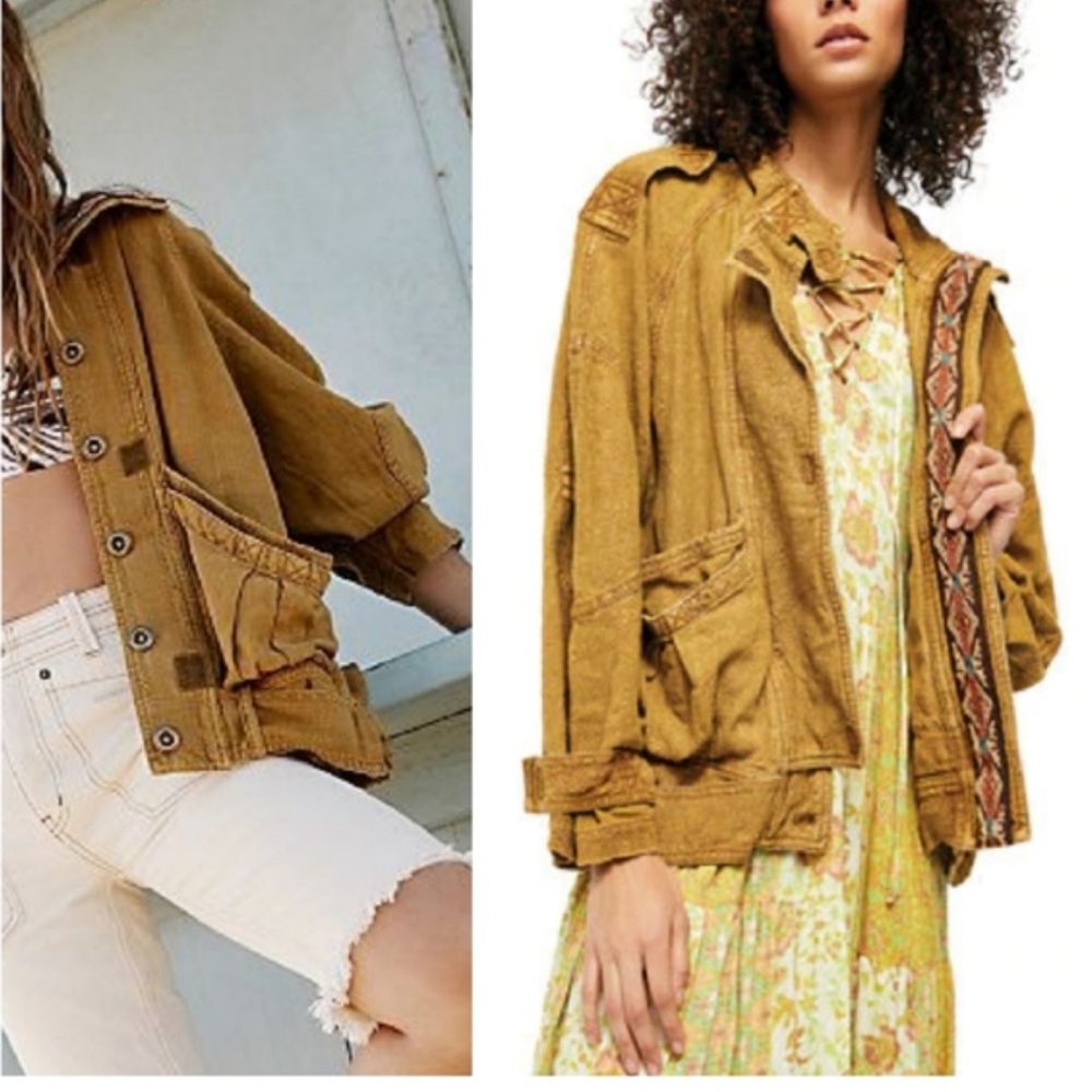 Free People | Jayde Safari Bomber Jacket - Picture 2 of 12